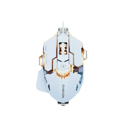 G5 mehanska žična e-športna miška RGB z 9 gumbi, programiranjem makrov, tiha gaming miška 12800 DPI za namizni računalnik in prenosnik