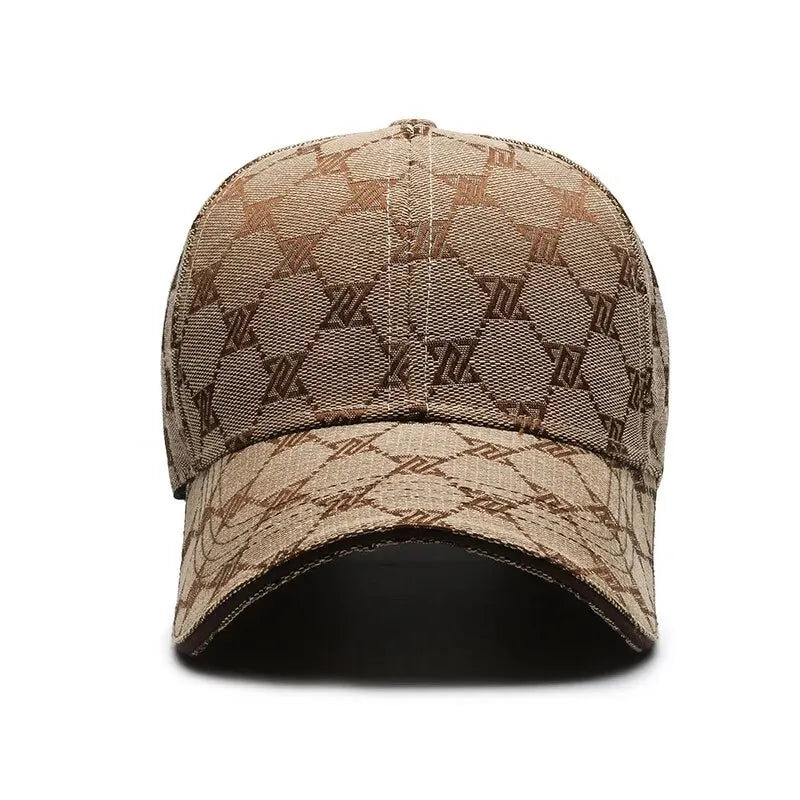 Four Seasons New Sunscreen Baseballkasket med tre syede linjer til mænd og kvinder, casual kasket, netrød, distressed, 1841 Hat