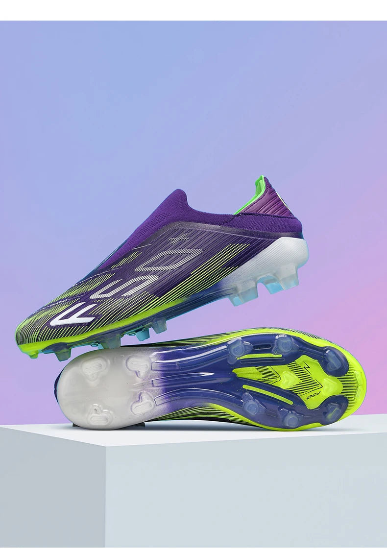 New Men Soccer Shoes Match Football Boots Sneakers Non-Slip Grass Cleats High-quality Futsal Indoor Hot-selling High-top Outdoor