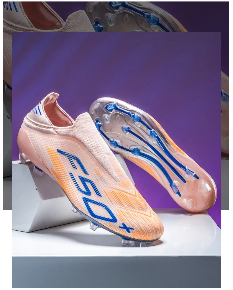 New Men's Football Boots Non-Slip Soccer Shoes Indoor Cleats Professional Turf Futsal Grass Ultralight Sport Comfortable Adult