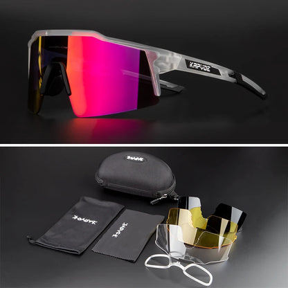 Polarized Cycling Sunglasses Outdoor Bicycle Glasses Men MTB Cycling Glasses Women Road Bike Glasses UV400 Bicycle Sunglasses
