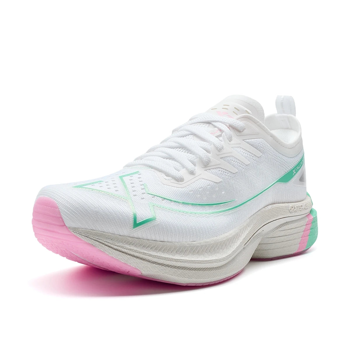 Xtep One Piece Model 3.0 Women Running Shoes 2025 Spring Comfortable Stability Cushion Rebound Racing Soft Sneakers 875218110031