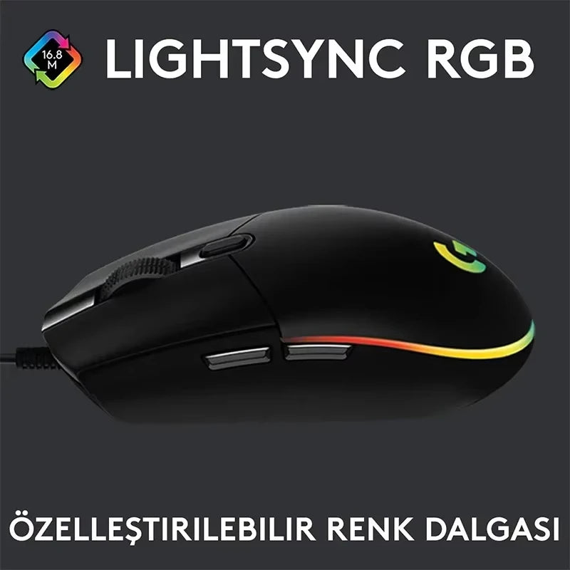 Logitech G305 G304 Gaming Mouse Wireless High DPI Gaming Mouse with 12000 DPI, HERO Sensor, Long Battery Life for PC Gaming, Home & Office