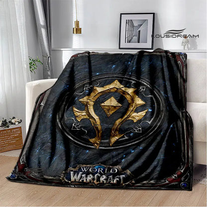 Game World of Warcraft Printed Blanket Picnic blanket Warm Flannel blankets Home bed linings blankets for beds Birthday Gift