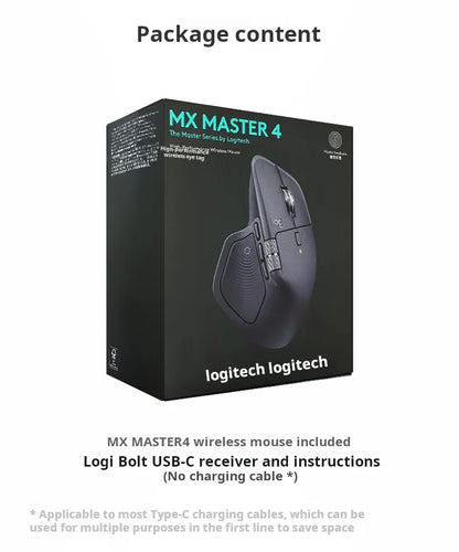 Logitech MX Master 4 Απτική Ανάδραση Actions Ring MagSpeed 8000DPI Εργονομικό Ασύρματο Ποντίκι Bluetooth Μπαταρία 70Day