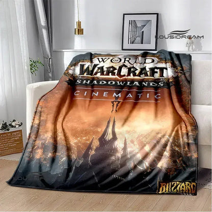 Game World of Warcraft Printed Blanket Picnic blanket Warm Flannel blankets Home bed linings blankets for beds Birthday Gift