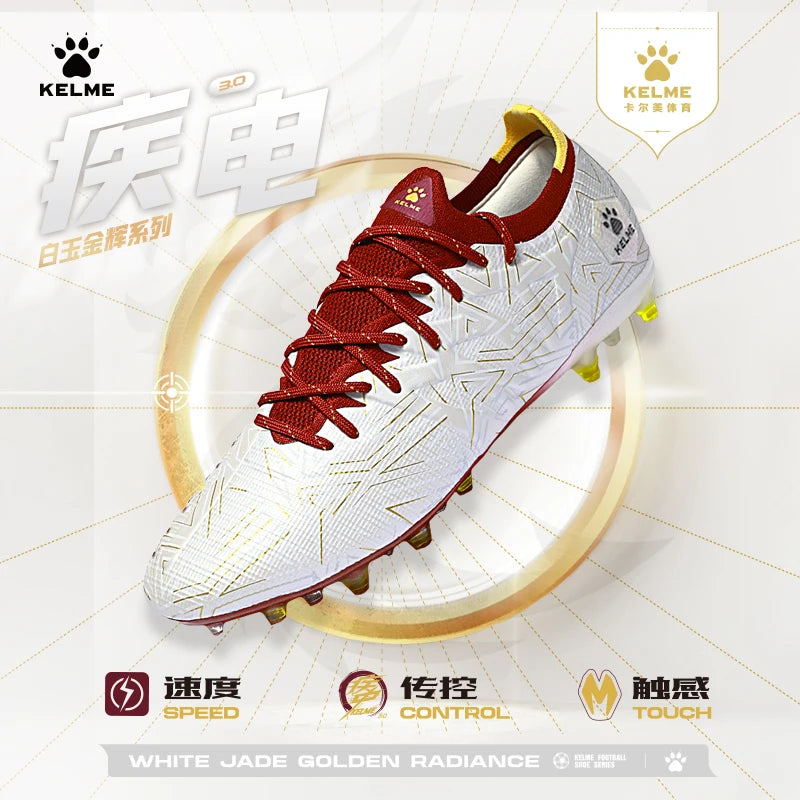 KELME Adult Botas de fútbol para hombre Blast 3.0 con tacos cortos MG, calzado deportivo profesional para partido y entrenamiento, transpirable
