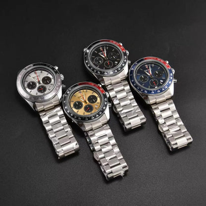 Seiko Fashion Multi functional Watch Business Leisure Sports Quartz Watch Calendar Waterproof Quartz Watch