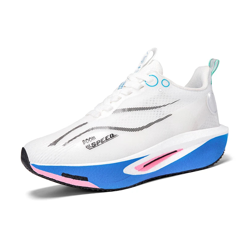 2025 Men's And Women's Carbon Board Running Shoes Professional Marathon, Lightweight Rebound Cushioning Breathable Sports Shoes