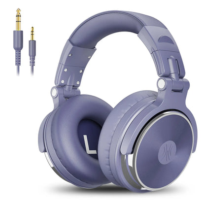 OneOdio Pro-10 Studio Monitoring Headphones Wired HiFi Over-Ear Headphones with 50mm Drivers, Deep Bass, Professional Audio & Built-in Microphone