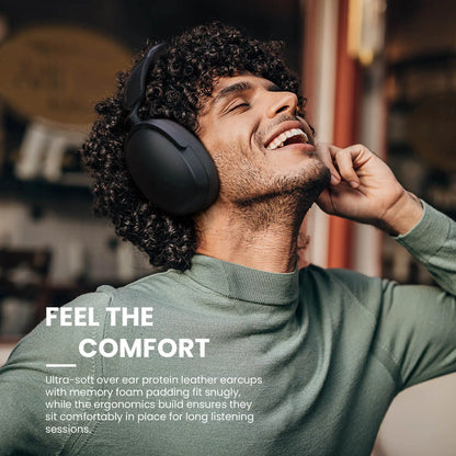 Oneodio SuperEQ A200 Wireless Bluetooth 5.4 ANC Headphones – Over-Ear Noise Cancelling Headset with ENC Mic, Hi-Res Audio & App Control