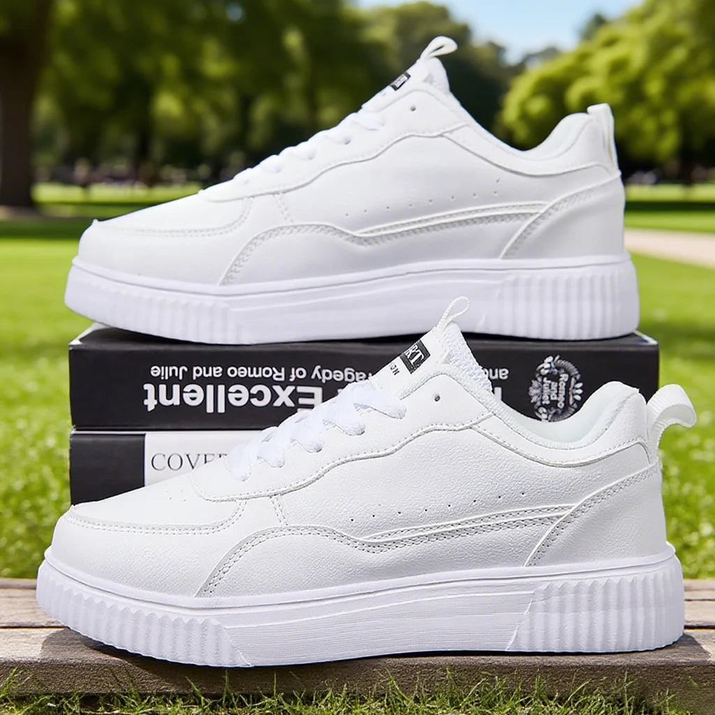 Chaussures décontractées pour femmes, respirantes, plates, baskets blanches, chaussures de sport pour femmes, chaussures de course, de marche en plein air pour hommes