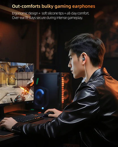 KZ Gale Gaming IEM Earphones – HiFi Super-Linear Driver In-Ear Monitor with Detachable Silver-Plated 2-Pin Cable