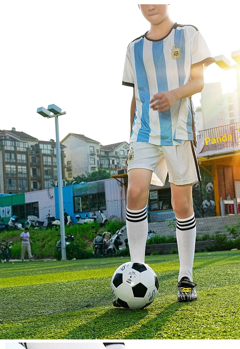 Chaussures de football pour enfants, garçons et filles, crampons d'entraînement, chaussures de football pour jeunes, chaussures de football pour petits/grands, chaussures de football professionnelles pour l'extérieur