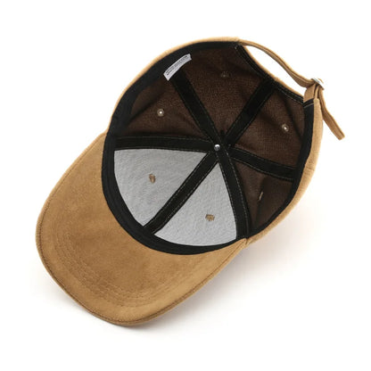 Afslappede baseballkasketter til kvinder og mænd – modekasketter i ruskind til efterår og vinter – udendørs solkasketter – snapback-kasketter – unisex-kasketter i ensfarvet design – hiphop-kasketter