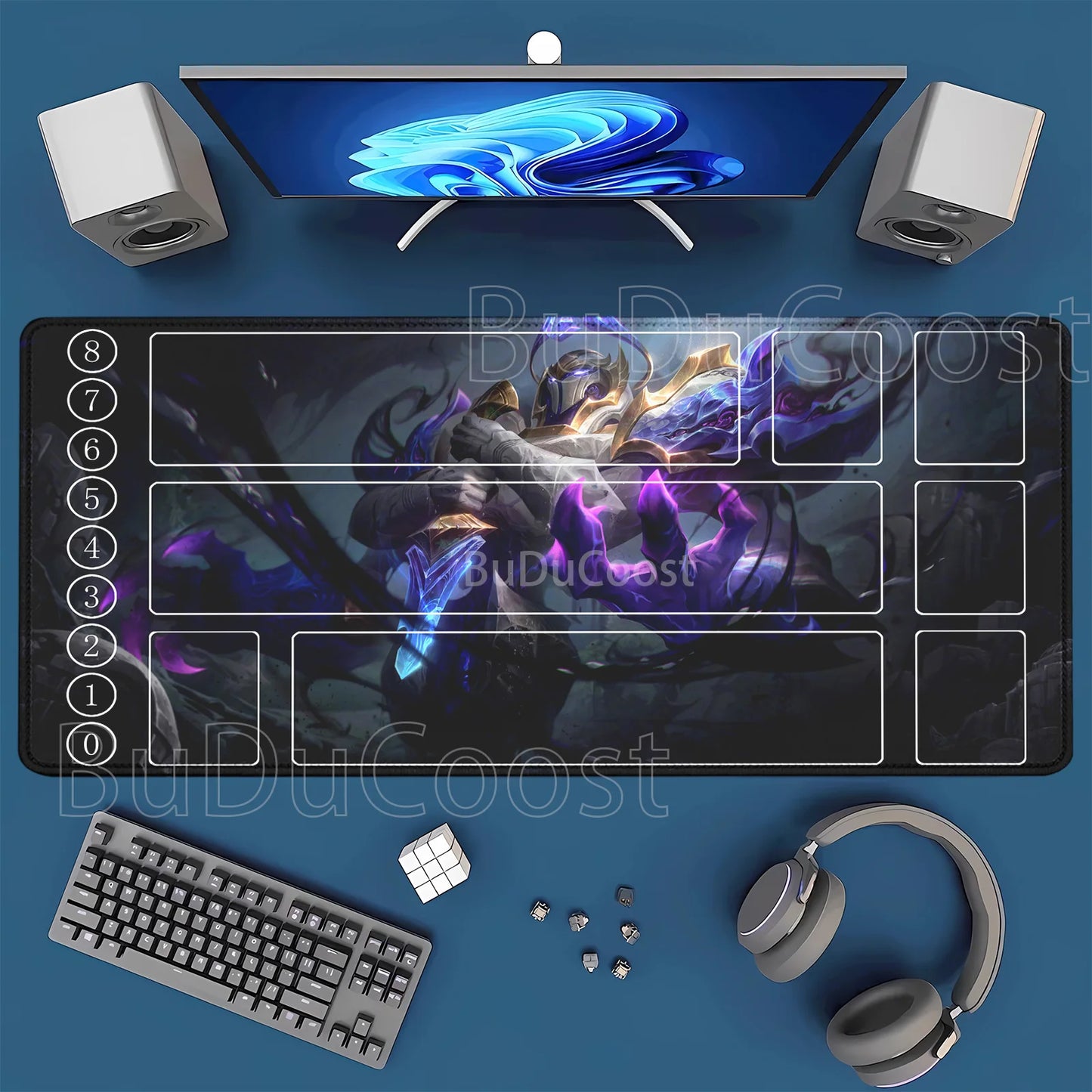 HD Printing playmat League of Mouse Pad Legends Riftbound Series TCG LOL Card 600x350mm office Stitched Edge Board Game Desk Mat