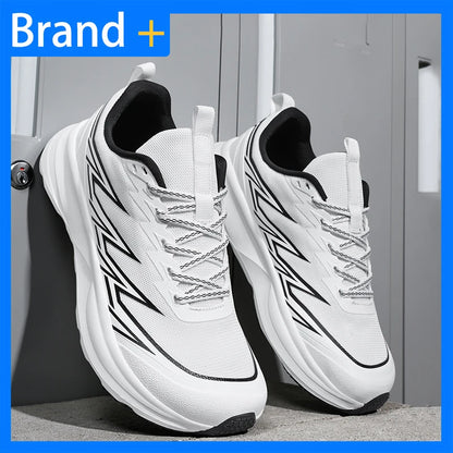 Męskie buty sportowe o szerokim kroju, wygodne, z oddychającą siateczką – buty do ćwiczeń na świeżym powietrzu, uniwersalne buty sportowe do codziennych dojazdów