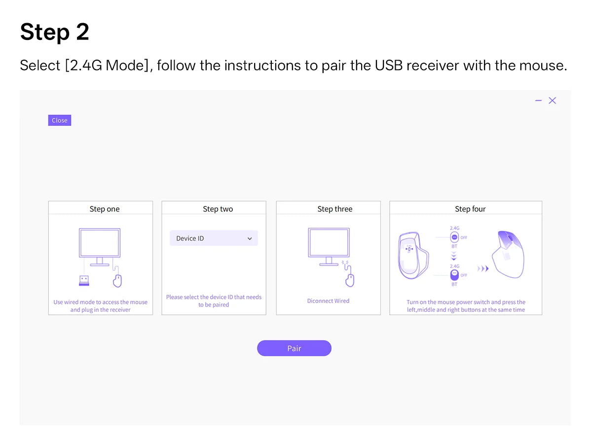 Rapoo MT710L Multi-Mode Rechargeable Wireless Mouse, Bluetooth Wireless Mouse with 4000 DPI, Ergonomic Multi-Device Mouse for Up to 4 Devices