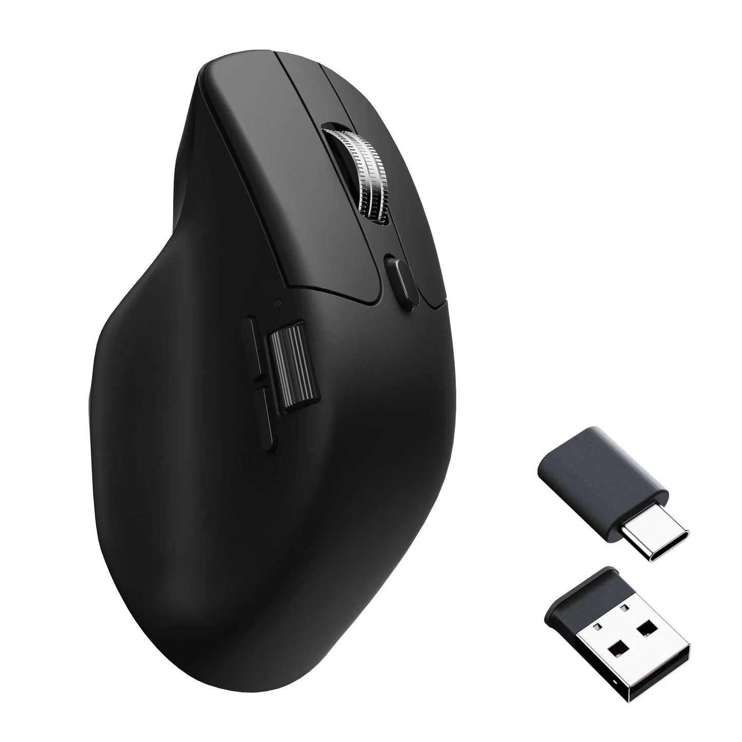 Keychron M6 Wireless Mouse with PixArt 3950 Sensor, 8K Polling Rate, Silent Switches, Dual Scroll Wheels, Bluetooth & 2.4GHz Ergonomic Mouse