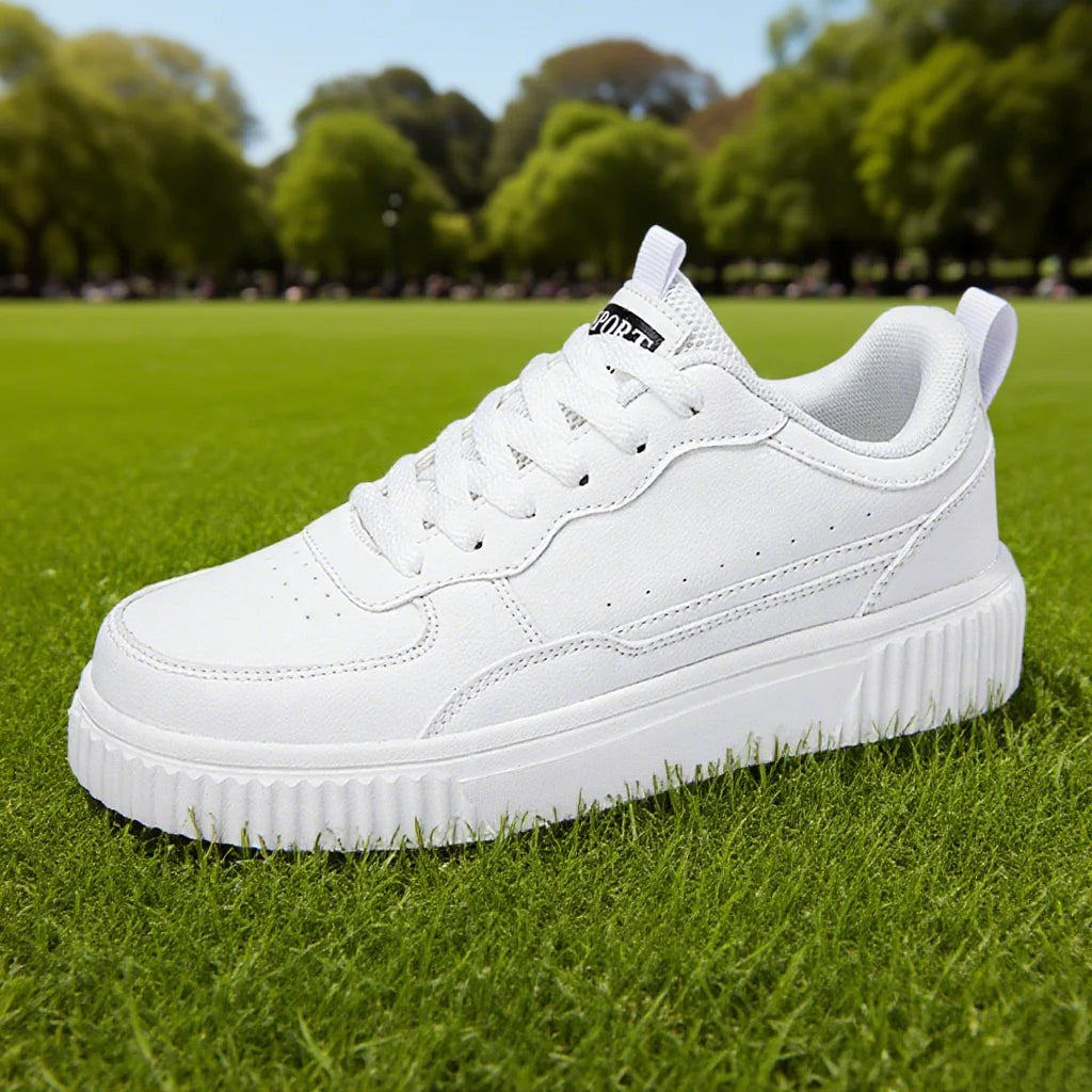 Chaussures décontractées pour femmes, respirantes, plates, baskets blanches, chaussures de sport pour femmes, chaussures de course, de marche en plein air pour hommes