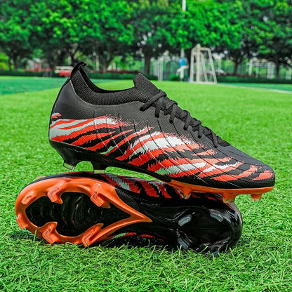 Chaussures de football pour homme, chaussures de sport, chaussures de match unisexes, crampons ultralégers, confortables, antidérapantes, pour l'extérieur, pour adultes, pour gazon, de haute qualité