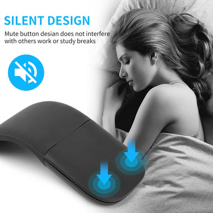 Bluetooth Arc Touch Mouse for Microsoft Surface, Wireless Ergonomic Bluetooth Mouse, Silent Foldable Laser Mouse for Laptop, PC & Windows
