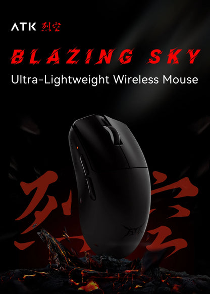 ATK BlazingSky F1 Extreme Wireless Gaming Mouse PAW3950 Ultra Dual-Mode 8000Hz 35g Lightweight E-sports FPS Mice