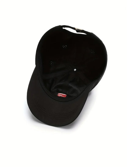 Quick-Dry, Breathable Baseball Cap - Adjustable, Moisture-Wicking Sun Hat for Outdoor Sports & All Seasons