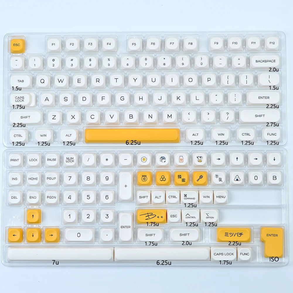 KBDiy KOA Profile Keycap GMK Style Retro 9009 Theme PBT Keycaps For Mechanical Keyboard Gaming KIT Korean 139 Keys ISO Key Cap