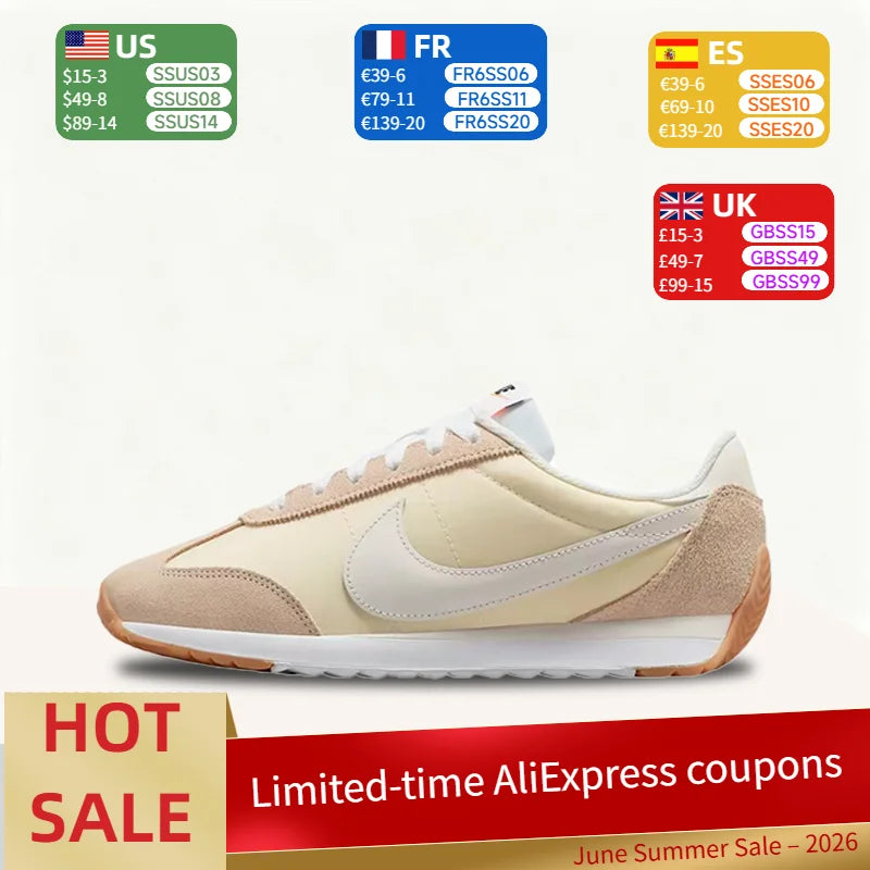 Nike Pacific : chaussures de ville basses pour femmes, confortables, polyvalentes, souples, légères et amortissantes, idéales pour les trajets quotidiens et les tenues décontractées HM4771-104
