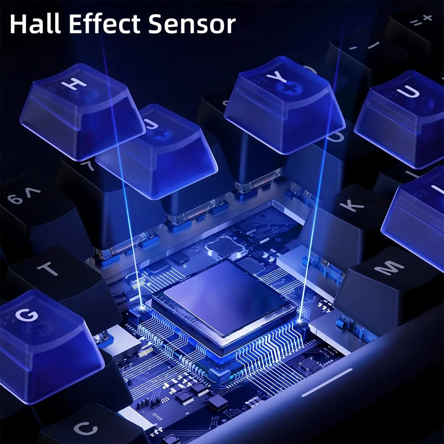 Teclado gaming MCHOSE ACE 68 con switches magnéticos Hall Effect, Rapid Trigger, RGB programable, 8K Hz y funciones DKS/MT/TGL/RS/SOCD