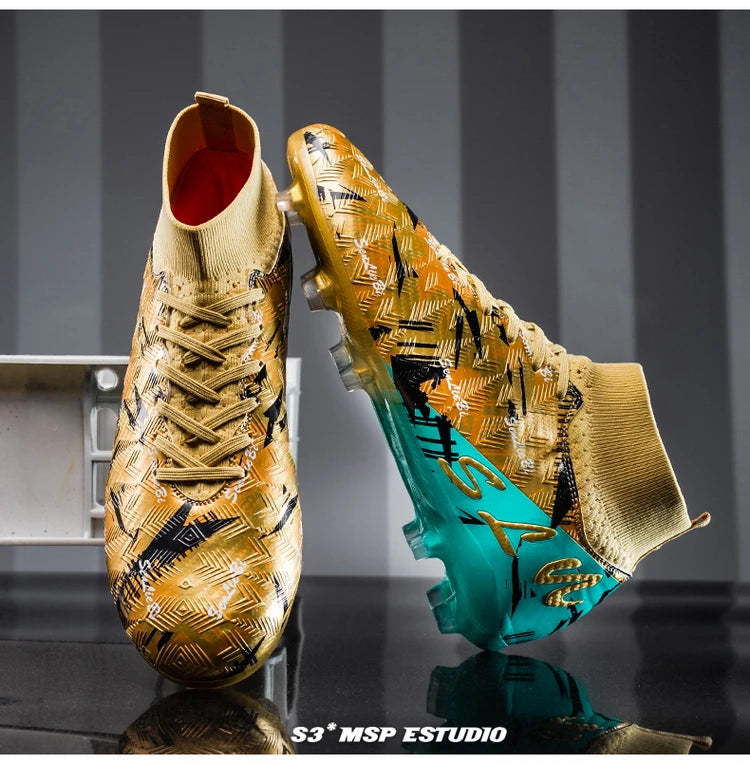 Botas de fútbol profesionales para hombre, zapatillas de fútbol Society, tacos de fútbol FG ultraligeros para entrenamiento, calzado deportivo de fútbol para exterior