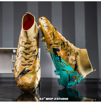 Botas de fútbol profesionales para hombre, zapatillas de fútbol Society, tacos de fútbol FG ultraligeros para entrenamiento, calzado deportivo de fútbol para exterior