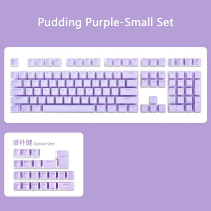 129 Keys Pudding Keycaps For Cherry Mx Switch Mechanical Gaming Keyboard OEM Profile PBT Double Shot Keycap RGB backlit Key Caps