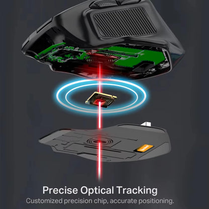 E-YOOSO X-31 Wireless Mouse 2.4G Ergonomic Mouse, 4800 DPI Optical Gaming & Office Mouse for PC, Laptop, MacBook & Notebook