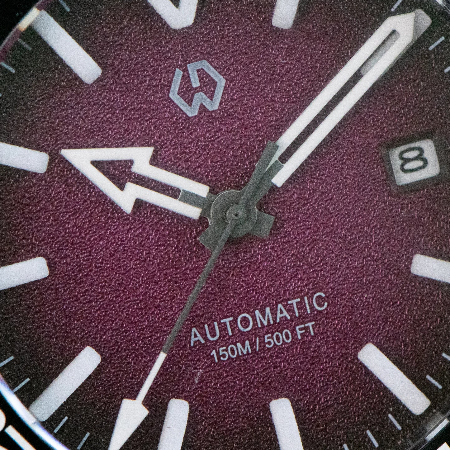 WSD9017 Men's Automatic Watch Mechanical 3D Dimensional Luminous Watch Needle Ceramic Bezel 150 Meters Waterproof Diving
