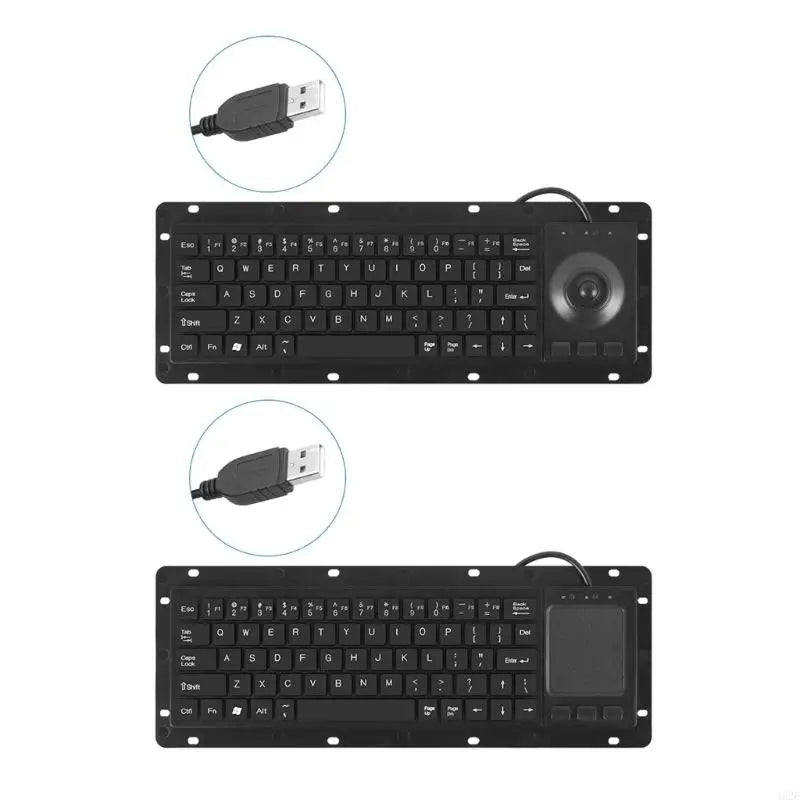 1pc Industrial USB Touches Board Keyboards with Touchpads and High Durability for Medicals and Security Systems