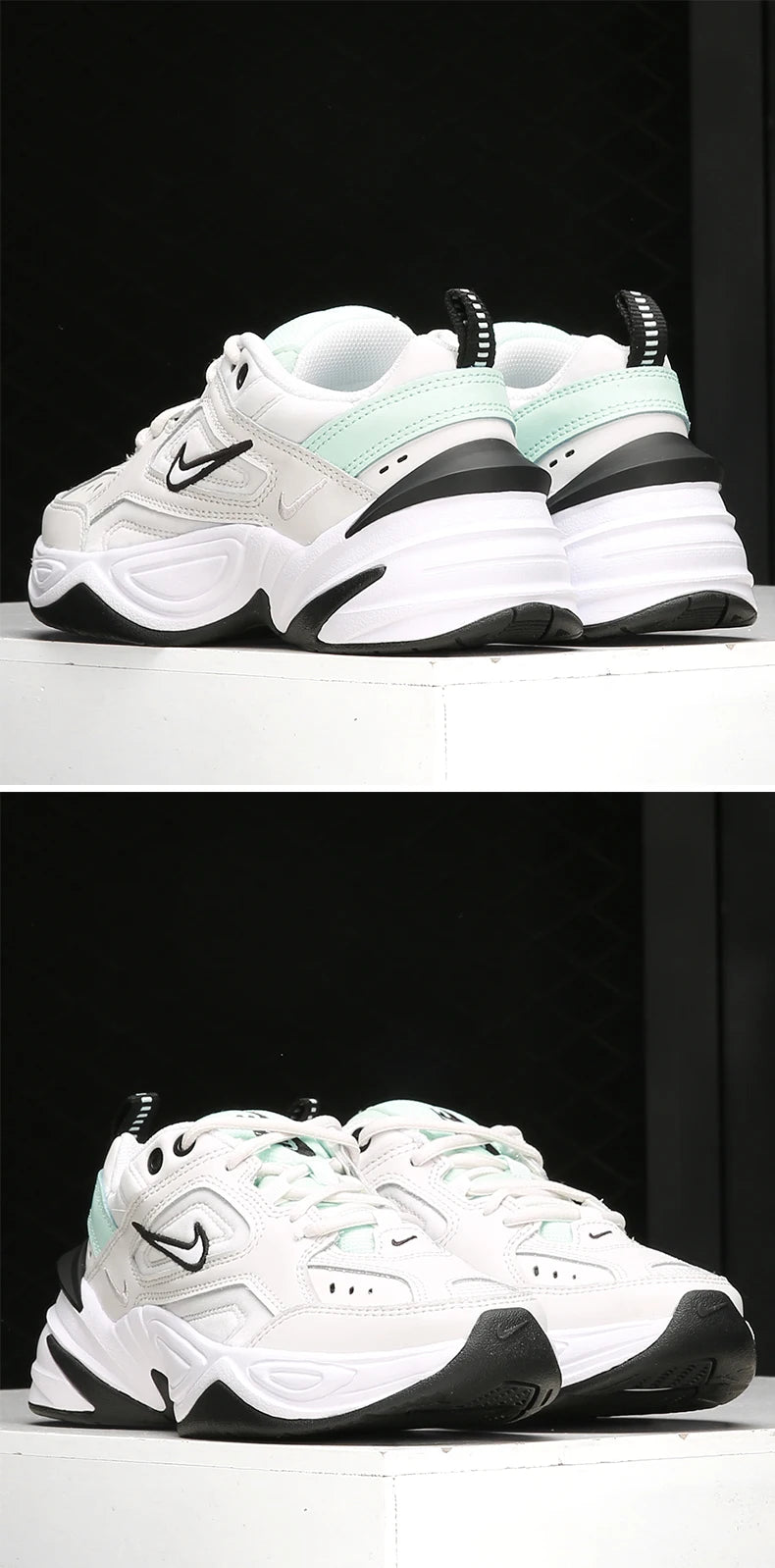 Nike Genuine M2K TEKNO Women's Retro Chunky Sneakers AO3108-013