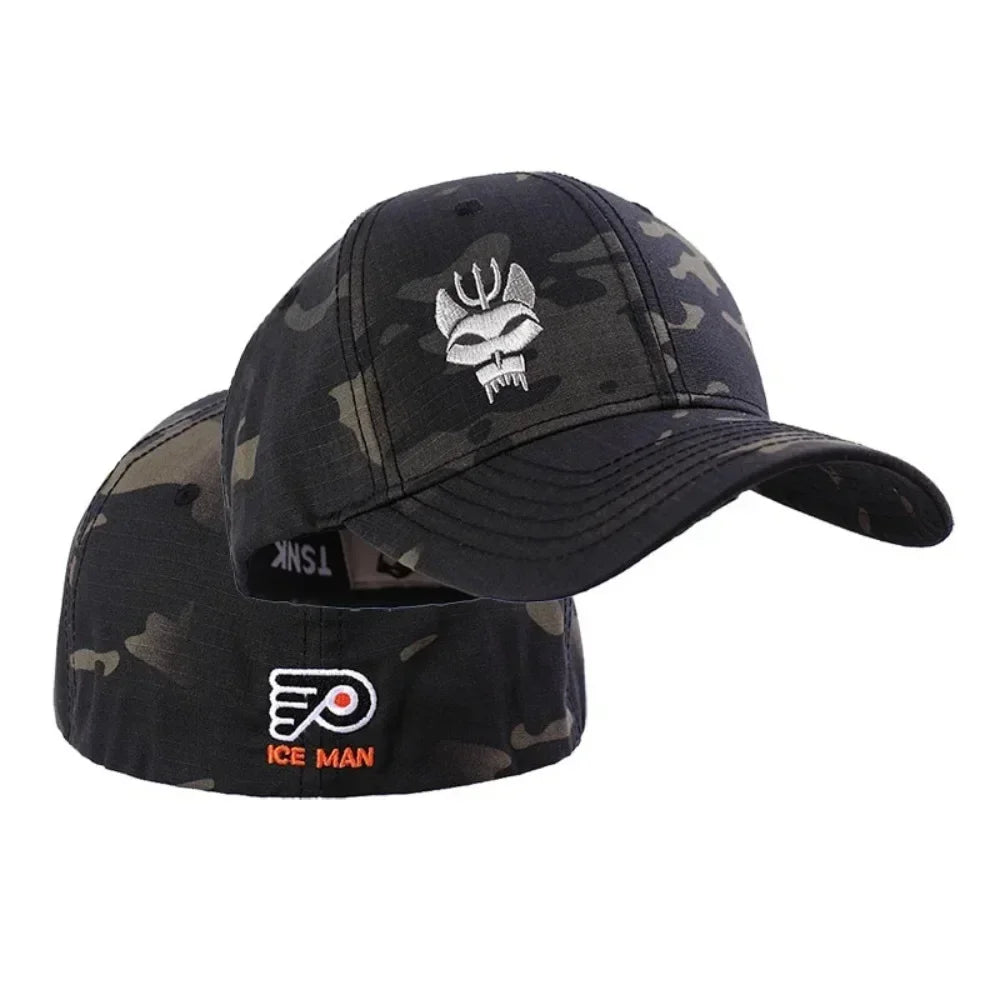 Trendy Seal Team Series Baseball Caps National Flag Cotton Snapback Hat Acrylic Fibers Stretchable Hat