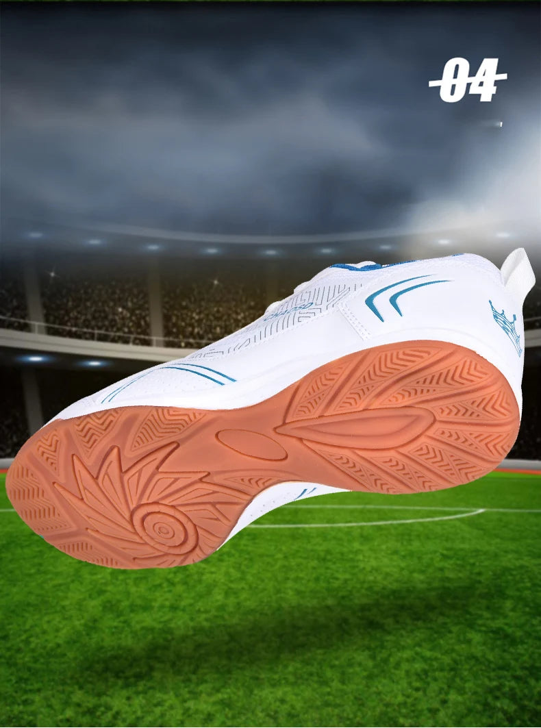 Crampons de football professionnels pour hommes, antidérapants, pour entraînement de Futsal, résistants à l'usure, ultralégers, pour l'extérieur et l'intérieur, baskets unisexes