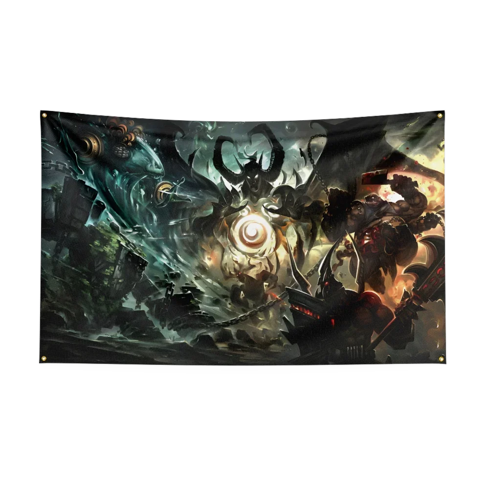 90X150CM Worlds of Warcrafts Wow Flag Polyester Digital Printed Game Tapestry Curtain For Decor dota1s