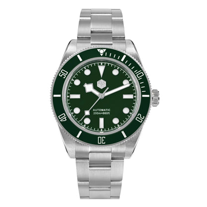 San Martin 40mm NH35 Automatic Men Diving Watch 20ATM Waterproof BB58 Sapphire Wristwatch BGW-9 C3 Luminous Reloj SN0008C/D