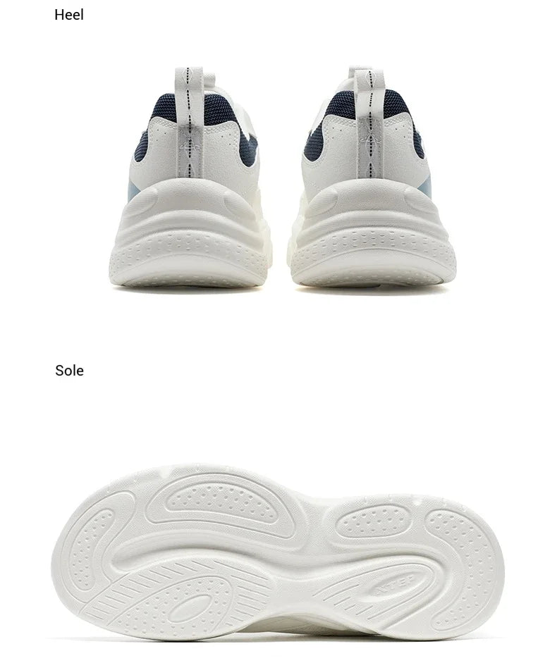 Sapatos casuais Xtep para homem: novidade de verão, em malha respirável, sola grossa, com salto, leves, para jovens, sapatos desportivos de moda 875319320001