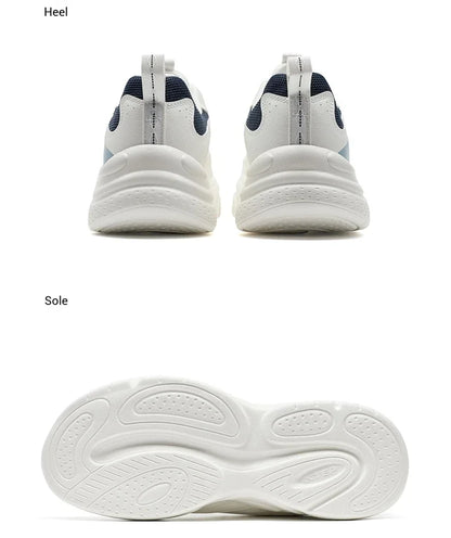 Sapatos casuais Xtep para homem: novidade de verão, em malha respirável, sola grossa, com salto, leves, para jovens, sapatos desportivos de moda 875319320001