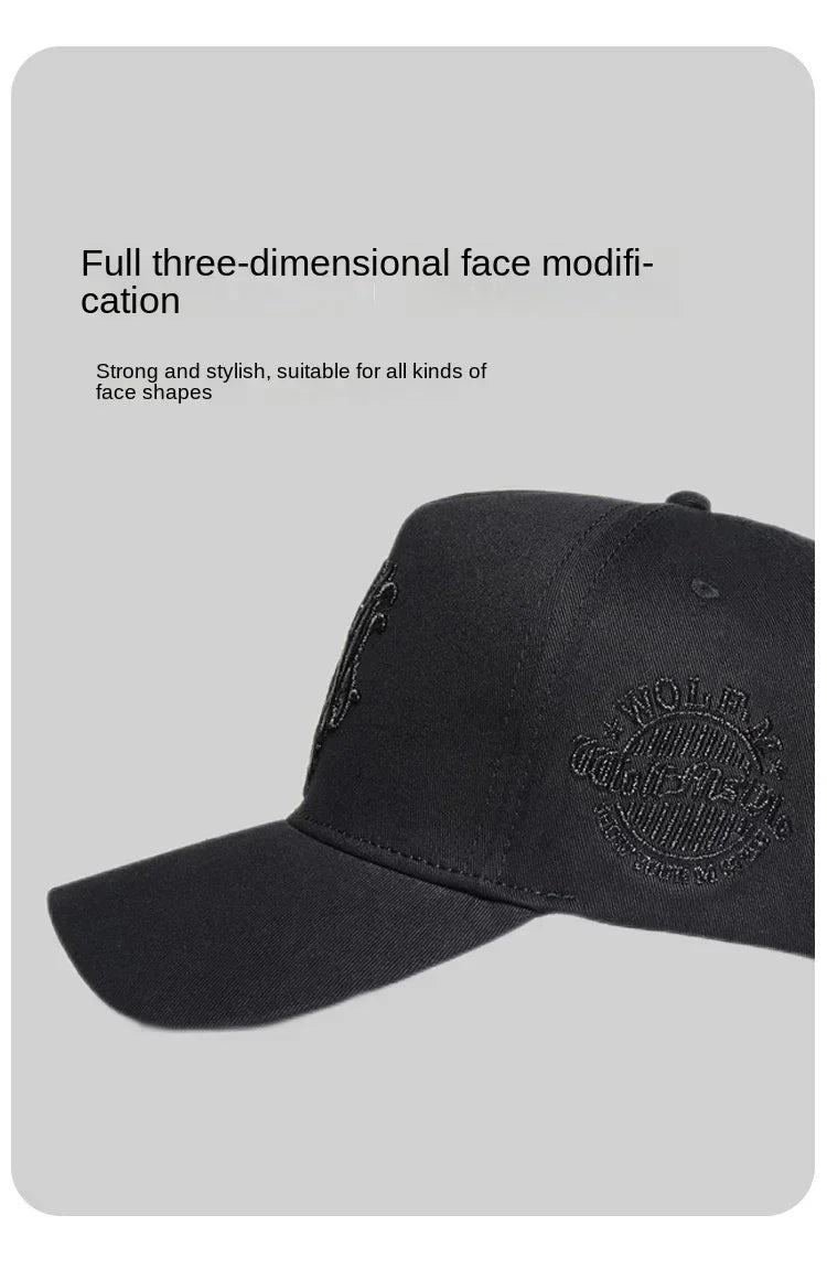 Summer Hat Male Baseball Cap for Men Big Head XL Size CottonTrucker Hat Embroidered Totem Keep Cool Windproof Snapback 2025