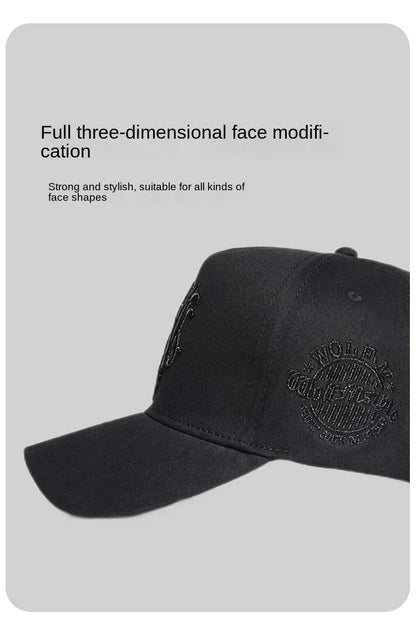 Summer Hat Male Baseball Cap for Men Big Head XL Size CottonTrucker Hat Embroidered Totem Keep Cool Windproof Snapback 2025