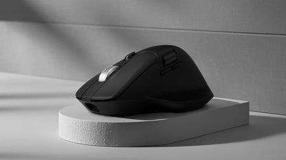 Keychron M6 Wireless Mouse with PixArt 3950 Sensor, 8K Polling Rate, Silent Switches, Dual Scroll Wheels, Bluetooth & 2.4GHz Ergonomic Mouse