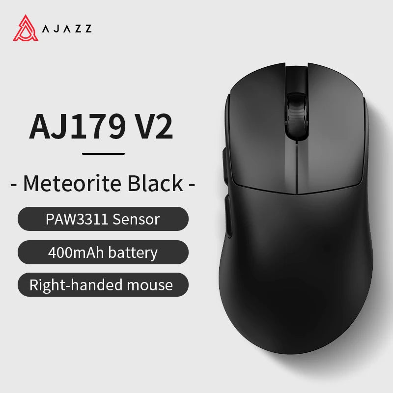 Ajazz AJ179 APEX langaton pelihiiri värinäytöllisellä telakalla, Bluetooth, PAW3395, 400mAh akku, 8000Hz virkistystaajuus