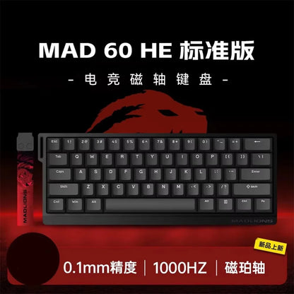 Madcatz Mad60 Mad68 HE 8K Mechanical Keyboard, Magnetic Switch Wired Gaming Keyboard with Rapid Trigger, Hot-Swappable 60% & 68% Custom Mechanical Keyboard