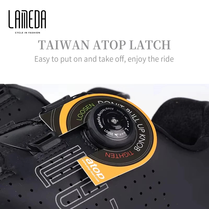LAMEDA Pro Cycling Shoes Lock Shoes Road Bike Men and Women Hard Sole Bicycle Special Cycling Shoes MTB Bicycle Team Lock Shoes